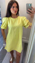 Load image into Gallery viewer, Lemon 100% cotton dress