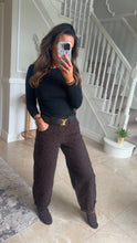 Load image into Gallery viewer, Brown Balloon Polka Jeans
