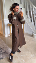 Load image into Gallery viewer, Brown Trench Coat