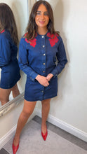 Load image into Gallery viewer, Denim Mini Dress