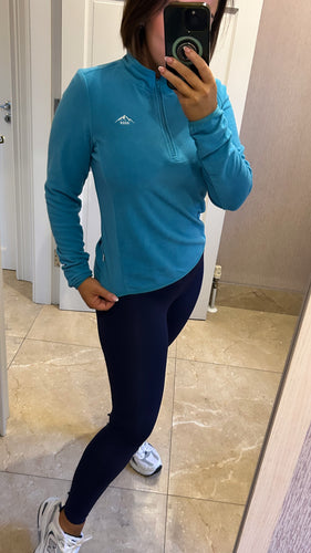 Blue Fitted Fleece