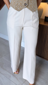 Buttermilk Cream Trouser