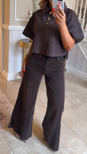 Load image into Gallery viewer, Brown wide legged jeans