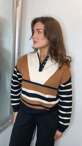 Autumnal Stripe Sweater