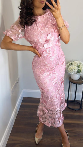 Powder pink dress
