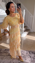 Load image into Gallery viewer, Melon Polka Midi Dress