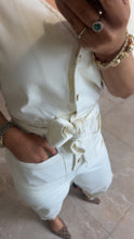 Load image into Gallery viewer, Cream super soft stretch jumpsuit