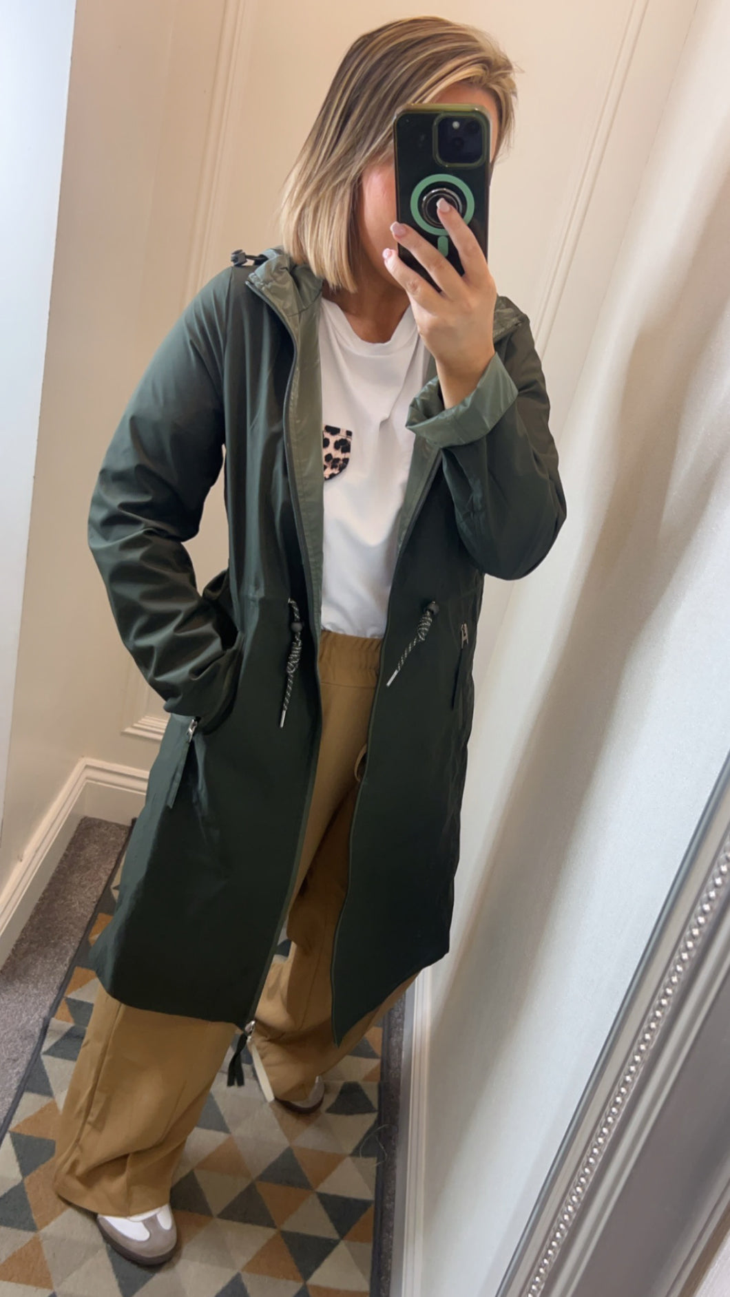 Khaki Rain Jacket