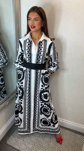 Mono Midi Max Dress