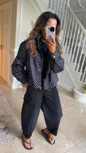 Load image into Gallery viewer, Polka Black Jacket