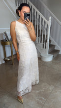 Load image into Gallery viewer, Cream Sequin Maxi Dress