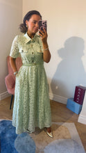 Load image into Gallery viewer, Mint Lace Maxi Dress