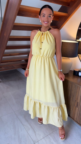 Butter Yellow Maxi Dress