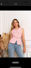 Load image into Gallery viewer, Pink Tweedie Waistcoat