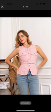Load image into Gallery viewer, Pink Tweedie Waistcoat