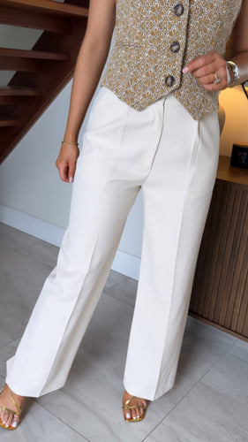 Buttermilk Cream Trouser