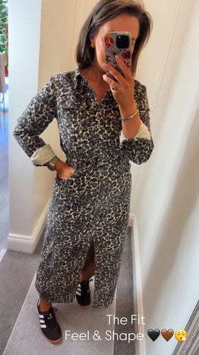 Leopard Midimax Dress