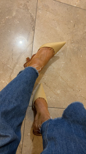 Neutral Sling Back Heels