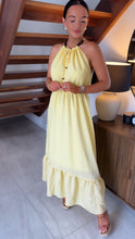 Load image into Gallery viewer, Butter Yellow Maxi Dress
