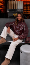Load image into Gallery viewer, Burgundy Sports Lux jacket