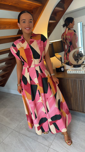 Geo Midi Dress