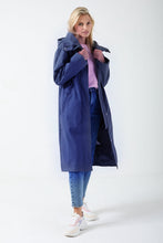 Load image into Gallery viewer, Navy Rain Mac