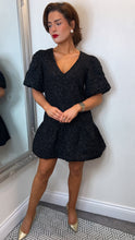 Load image into Gallery viewer, Black puff ball dress