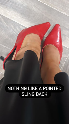 Red Pointed Toe Show