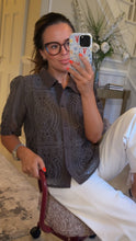 Load image into Gallery viewer, Brown Lace Blouse