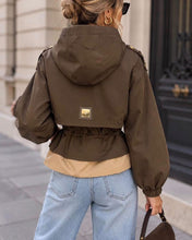 Load image into Gallery viewer, Pre order for Friday 9th Brown Jacket Gold Detaling