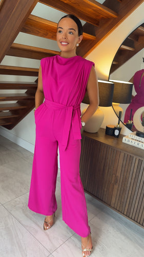 Pink Maxi Jumpsuit