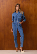 Load image into Gallery viewer, Stretch Denim Jumpsuit