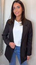Load image into Gallery viewer, Deep brown blazer