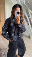 Load image into Gallery viewer, Polka Black Jacket