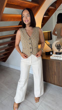 Load image into Gallery viewer, Cream &amp; Mustard Waistcoat