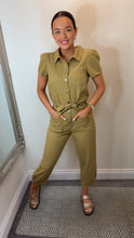 Load image into Gallery viewer, Camel 100% Cotton jumpsuit