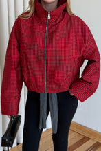 Load image into Gallery viewer, Red Check Bomber