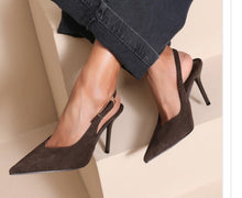 Load image into Gallery viewer, Pointed Sling Backs