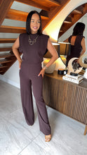 Load image into Gallery viewer, Brown jumpsuit