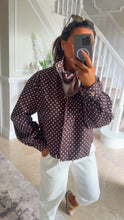Load image into Gallery viewer, Pre Order - 23rd June - Brown polka jacket