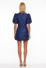 Load image into Gallery viewer, Blue Jacqquard Dress