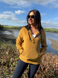 Mustard Hoodie 1/4 Zip