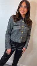 Load image into Gallery viewer, Black Tweedie Jacket