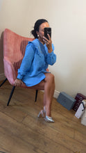 Load image into Gallery viewer, Corn flower blue smock