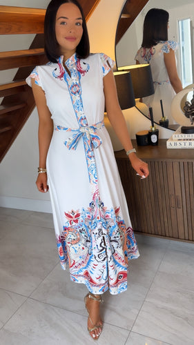 White Maxi Floral