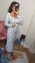 Load image into Gallery viewer, Polka Cream and black dress